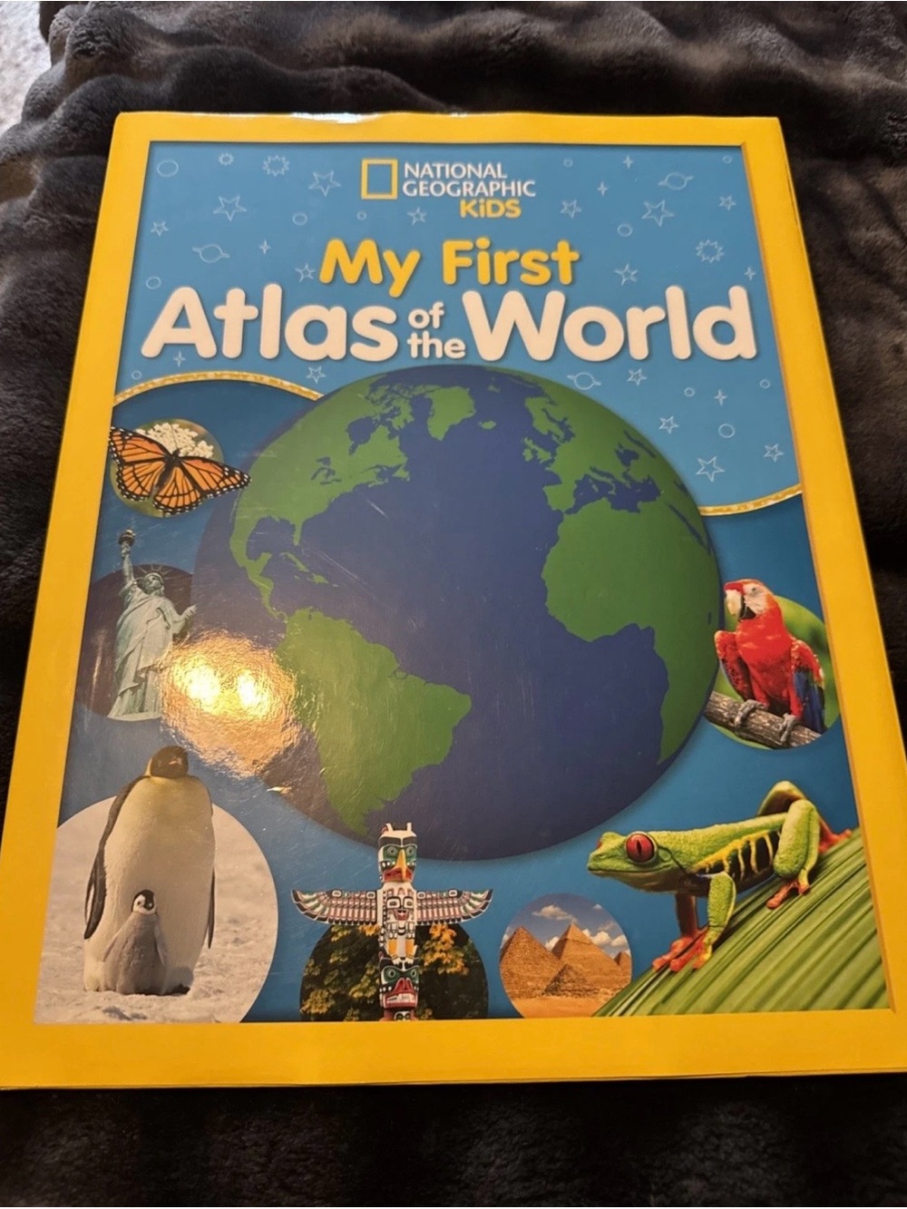 National Geographic Kids My First Atlas of the World - Blue & Yellow Cover